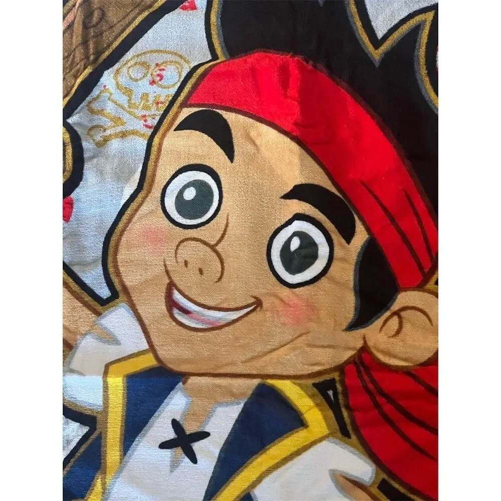 Disney Jake and the Never Land Pirates Beach Towel Gray 58 x 29 Kids Print